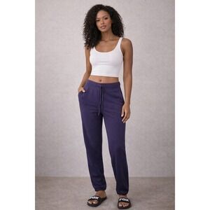 Fox Unisex Live Purple Drawstring Jogger Sweatpants Long Size 3 LW15-6100 NEW